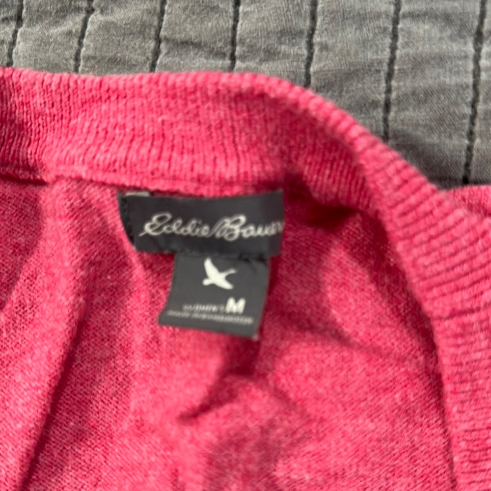 Pink Button-Up Cardigan - Picture 2 of 2